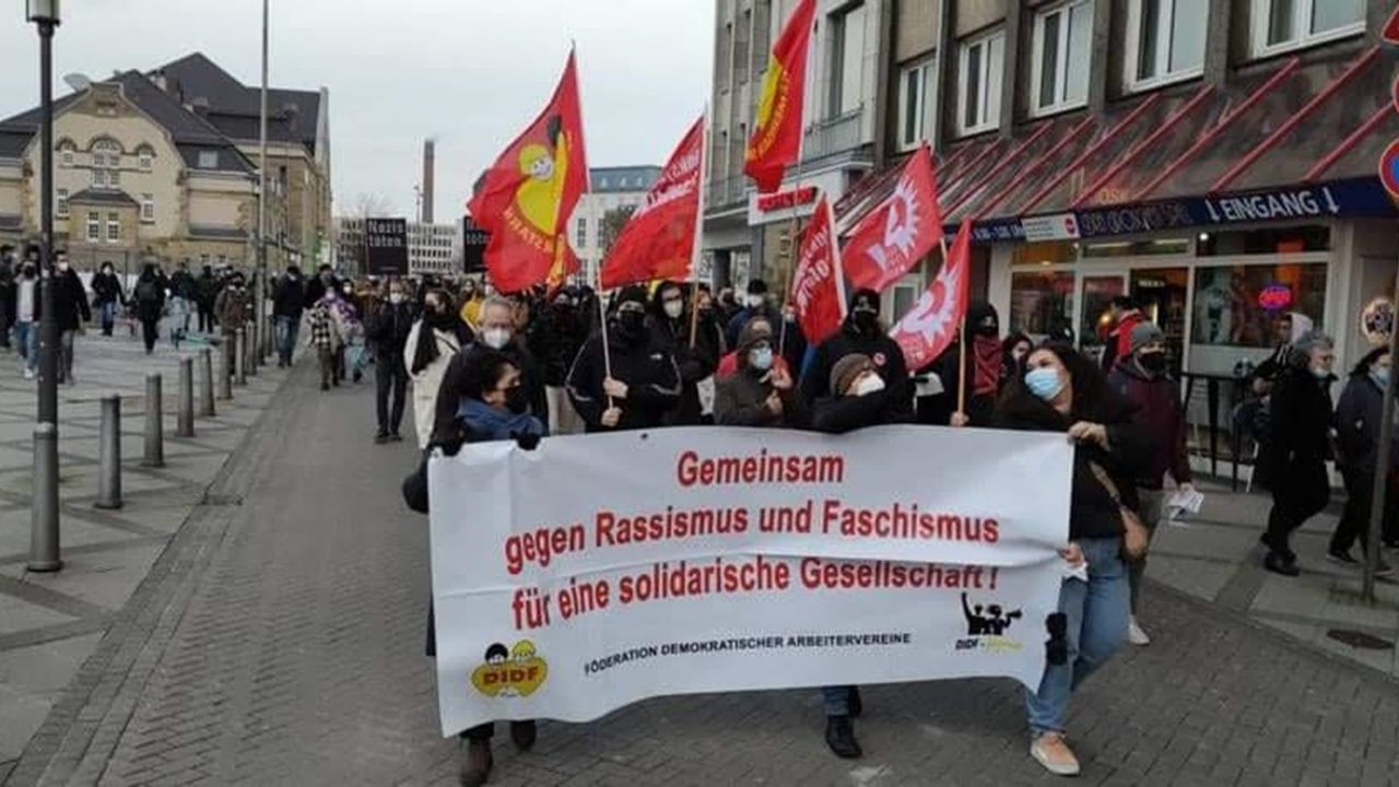 Almanya'da savaş ve silahlanma karşıtı eylem