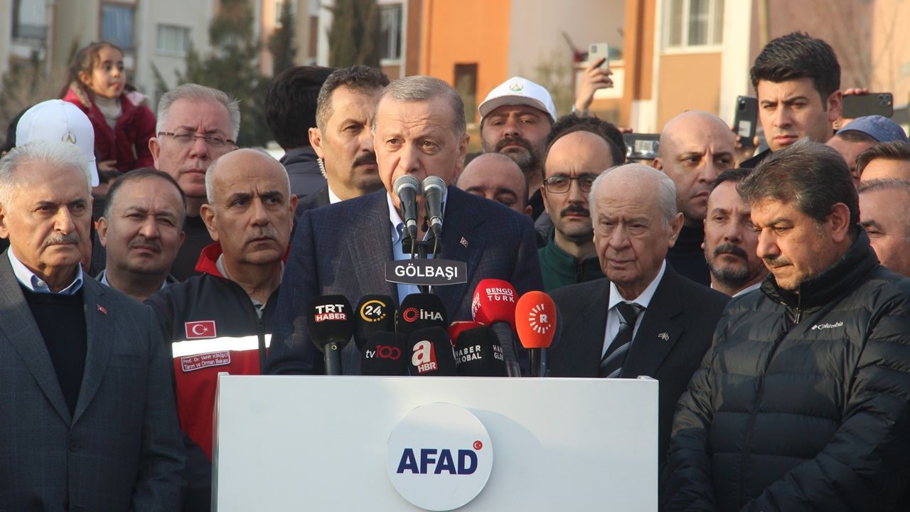 Erdoğan: Adıyaman'da 50 bin konut ve köy evi yapacağız