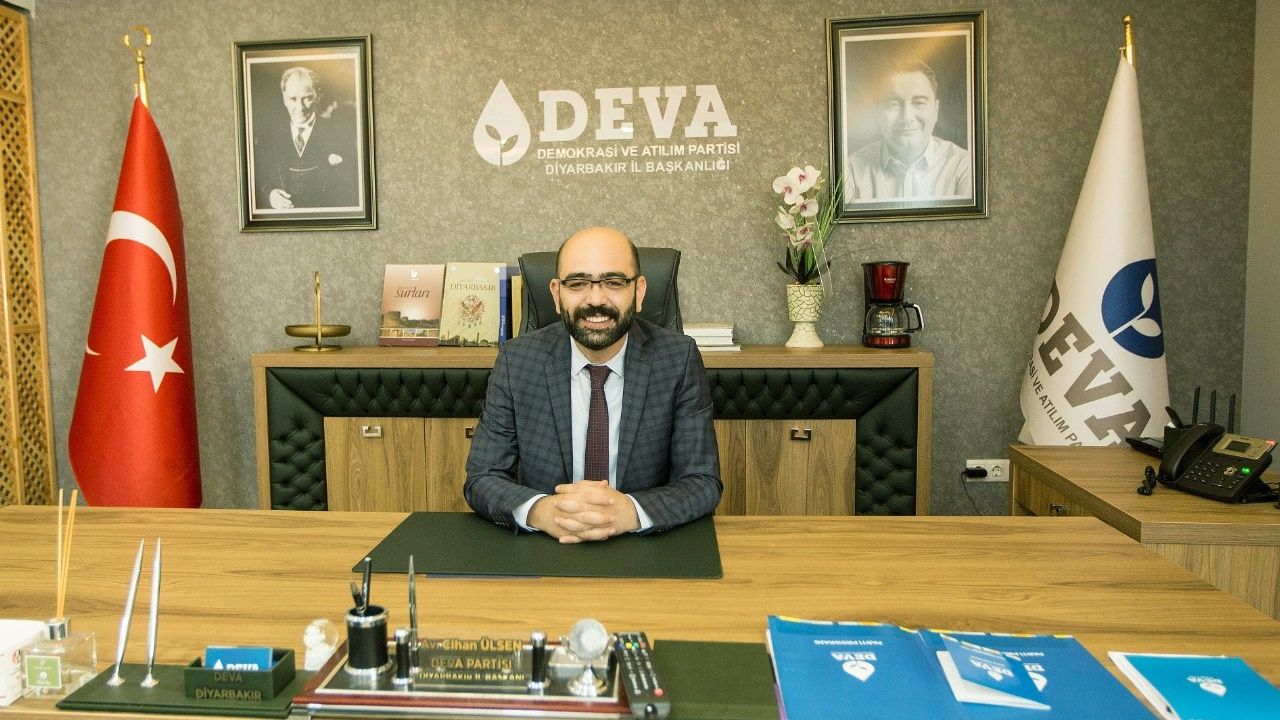 DEVA Partisi Diyarbakır İl Başkanı Cihan Ülsen istifa etti