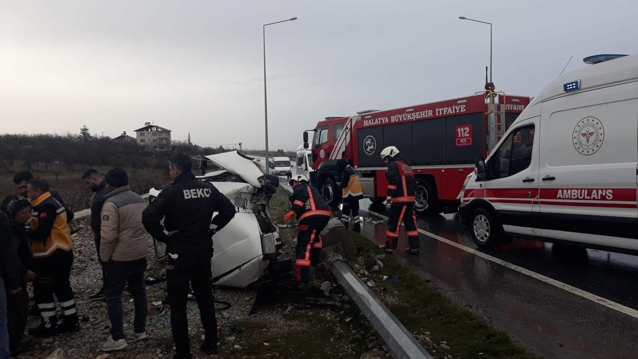 Malatya’da kaza: 3 yaralı
