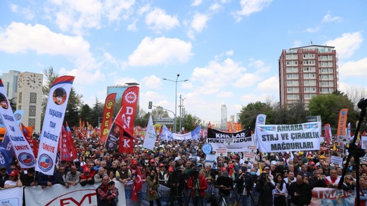 Ankara’da 1 Mayıs coşkusu