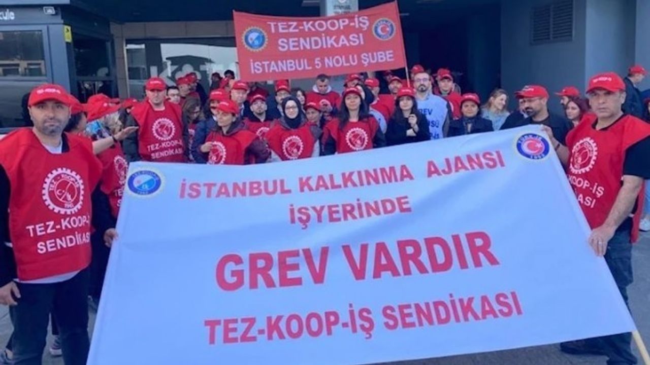 İstanbul’da işçilerden grev