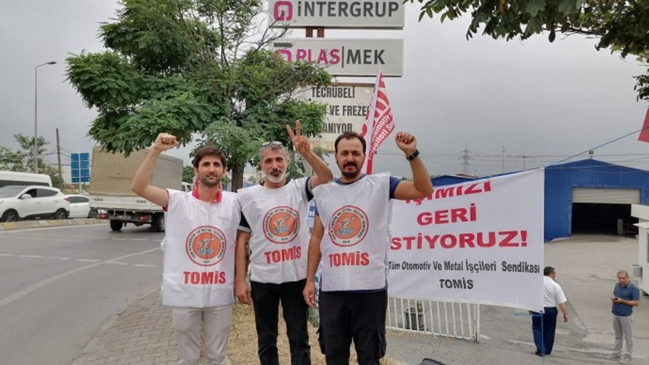 İstanbul’daki işçiler eyleme başladı