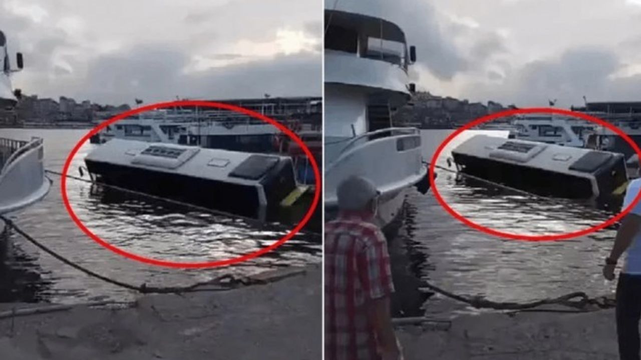 İstanbul’da İETT otobüsü denize düştü