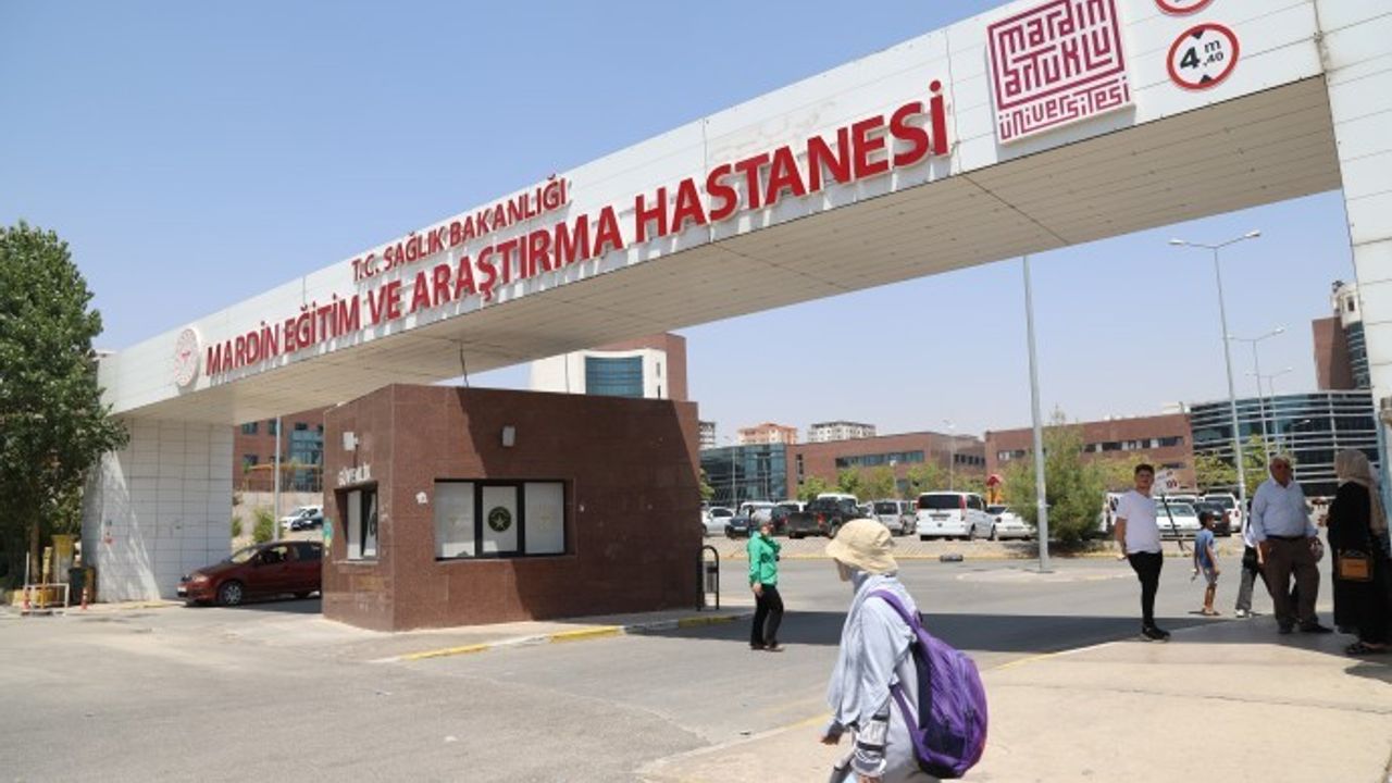 Kavurucu sıcakların olduğu Mardin’de hastalar vantilatöre mecbur bırakıldı