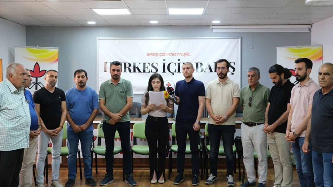 İHD Diyarbakır Şubesi: Çatışma çözüm değil, barıştan yanayız