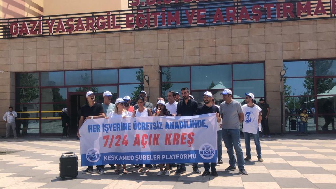 Diyarbakır'daki emekçilerden kreş talebi