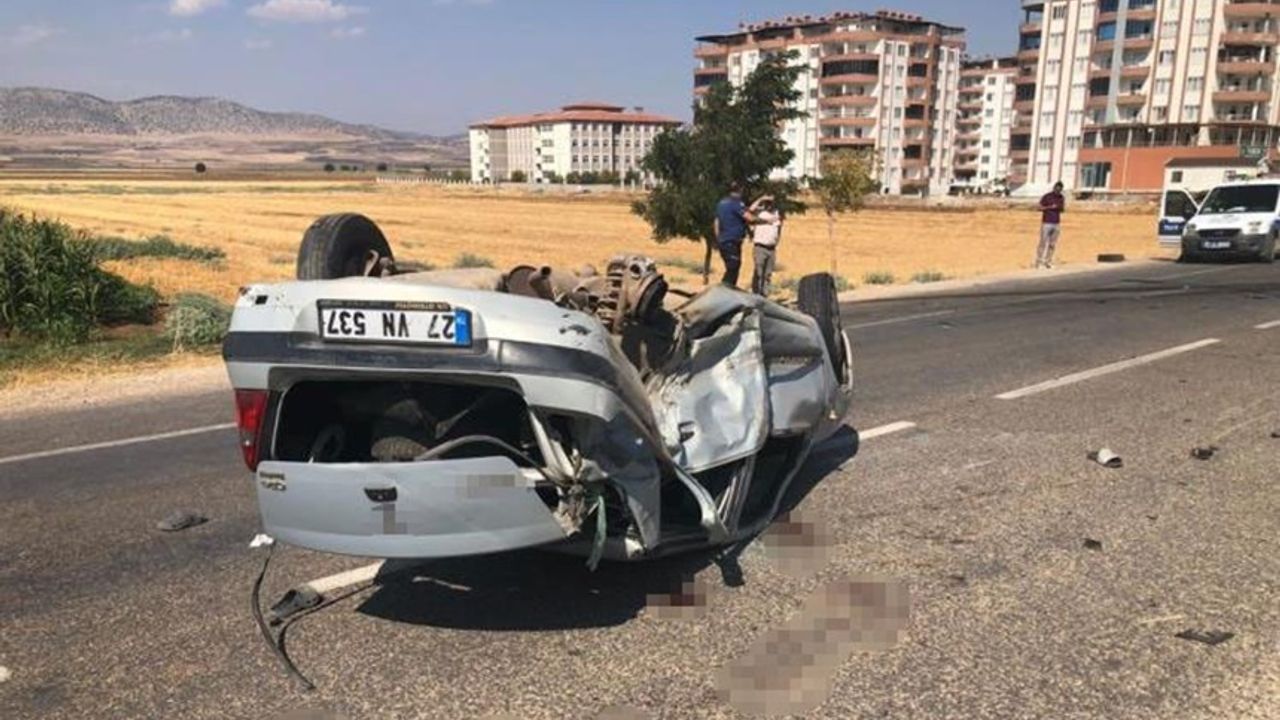 Antep'te kaza: 4'ü ağır 7 yaralı
