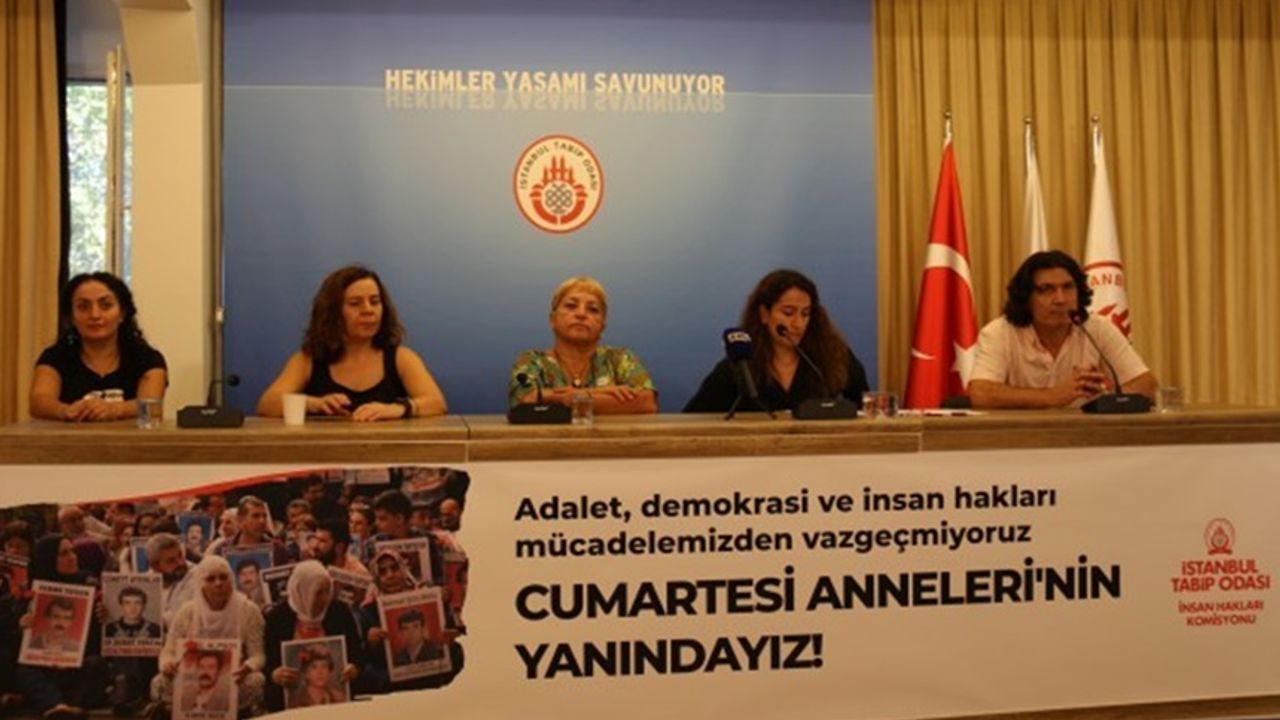 İstanbul Tabip Odası: Cumartesi Anneleri’nin yanındayız