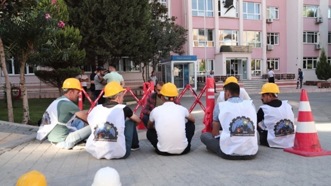 TKİ işçisi Ramazan Gündoğan’ın eylemi 3'üncü gününde