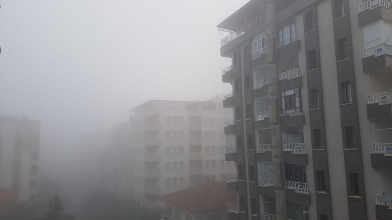 Diyarbakır’da yoğun sis etkili oldu