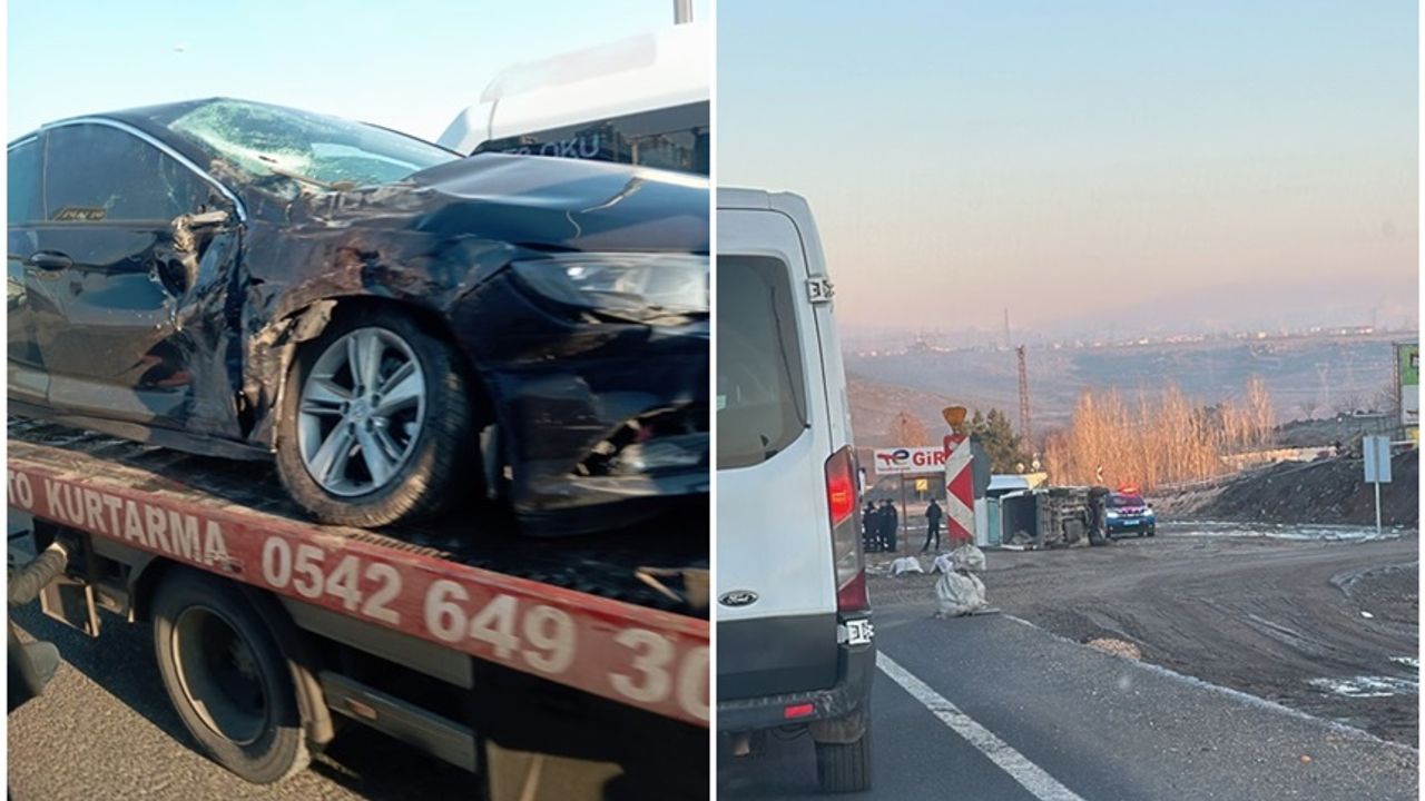 Diyarbakır'daki 6 kazada 4 yaralı