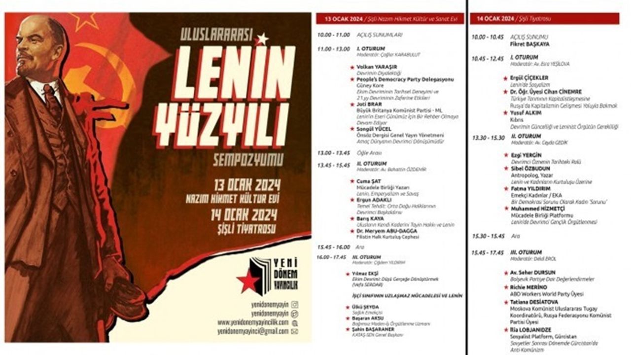 Yeni Dönem Yayıncılık’tan “Uluslararası Lenin Yüzyılı” sempozyumu