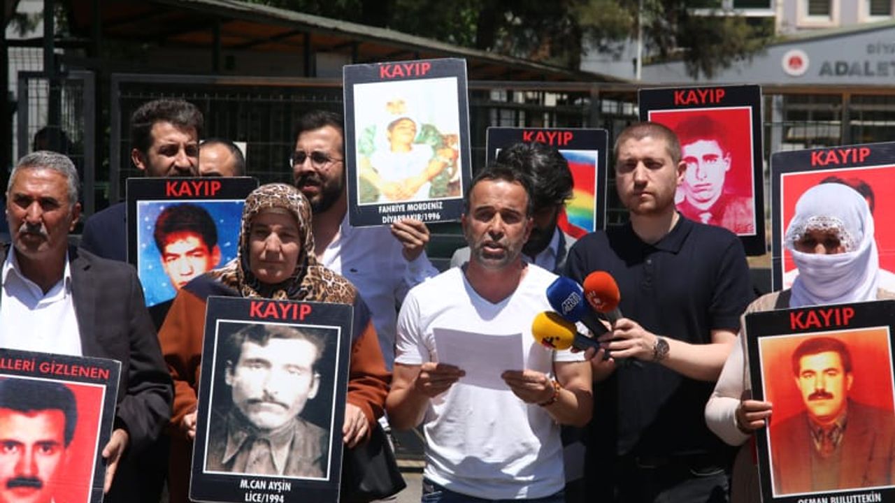 İHD Diyarbakır Şubesi 'Uluslararası Gözaltında Kayıplara Karşı Mücadele Haftası'nda basın açıklaması gerçekleştirdi