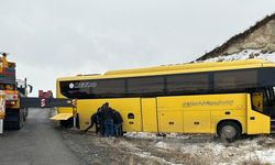 Erzurum’da otobüs kazası