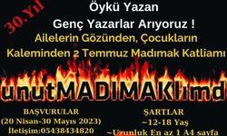 Madımak katliamının 30. Yılında genç yazarlara çağrı