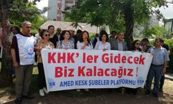 Amed KESK Şubeler Platformu KHK eyleminin 61. haftasında