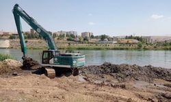 Dicle Nehri’nde canlıların yaşam alanına iş makinesiyle müdahale