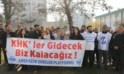 Diyarbakır’da KHK eylemi 77’inci haftasında