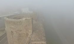 Diyarbakır sis altında: Tarihi yapılarda eşsiz görüntüler