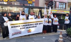 Agrobay işçileri Ankara’da Çalışma Bakanlığı önünde
