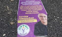 Ankara'da sahte DEM Parti afişleri
