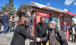 DEM Parti Diyarbakır Büyükşehir adayı Dicle’de esnaf ziyaretinde