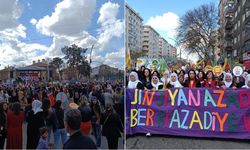 Kadınlar Diyarbakır İstasyon Meydanı’nda buluştu