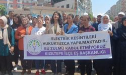 Mardin Kızıltepe’de elektrik kesintisi protestosu