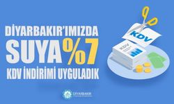 Diyarbakır’da suda KDV indirimi