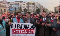 Urfa'da elektrik zammı protestosu: Faturalar isottan acı!