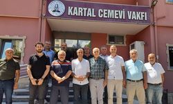 Cemevi başkanları Sarıtaş’la dayanışmak için Kartal’a gitti