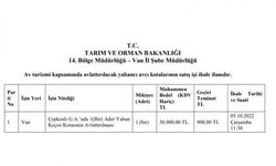 Tarım Bakanlığı’ndan Van’da dağ keçisi av ihalesi