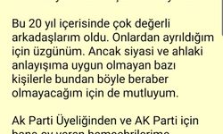 AKP Şanlıurfa Milletvekili  Fakıbaba, AKP'den ve milletvekilliğinden istifa etti