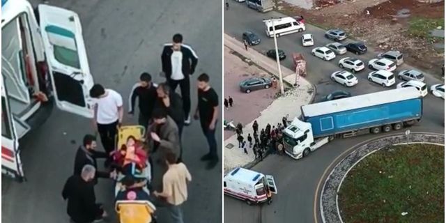 Diyarbakır’da tır bisiklete çarptı: Bir çocuk yaralı
