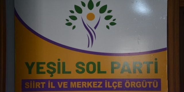 Yeşil Sol Parti'nin Siirt 3’üncü sıra adayı değişti