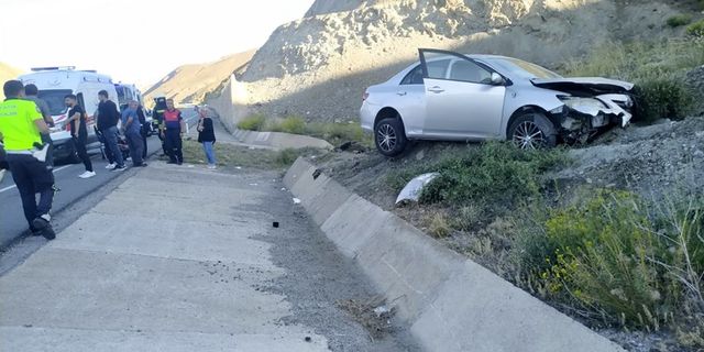 Erzincan-Sivas yolunda kaza: 1 can kaybı, 3 yaralı