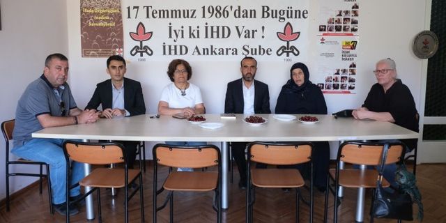 Ankara’da olan Şenyaşar ailesi İHD’yi ziyaret etti