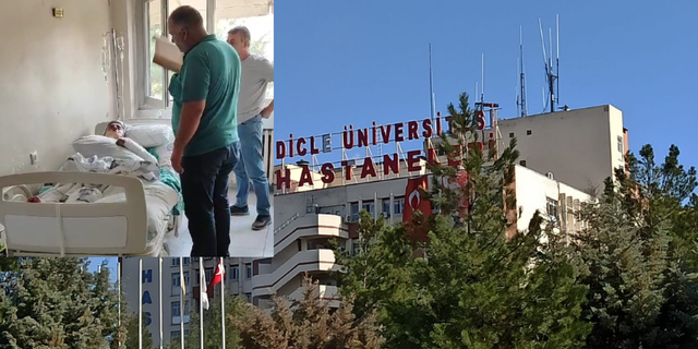 Diyarbakır Dicle Üniversitesi Hastanesi’nde ‘klimasızlığa’ alternatif çözüm