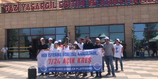 Diyarbakır'daki emekçilerden kreş talebi