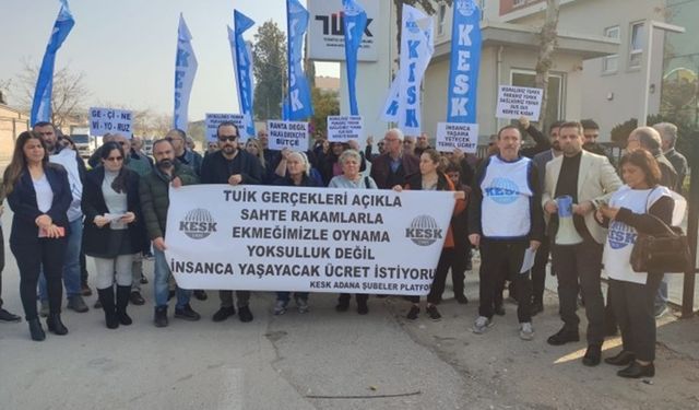 KESK Adana: Daha fazla yoksullaştırılmaktan bıktık