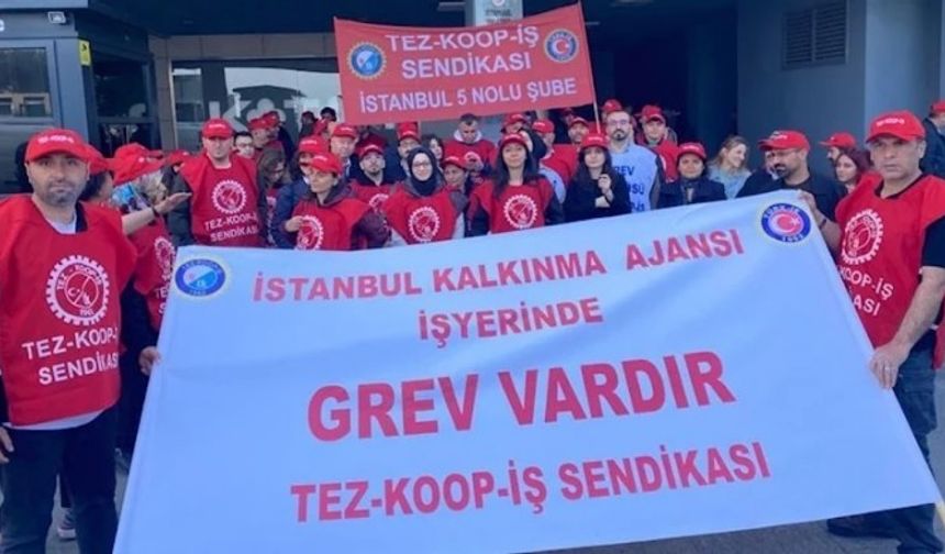 İstanbul’da işçilerden grev