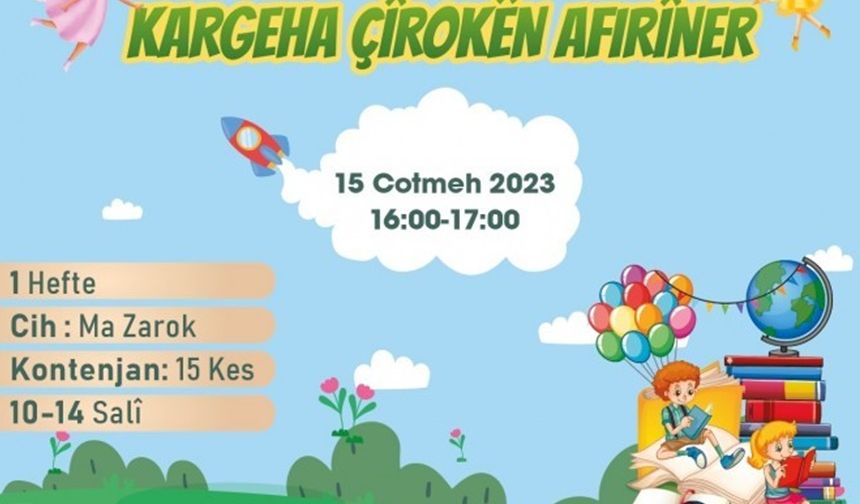 Diyarbakır’da çocuklar için “Yaratıcı Öykü Atölyesi”