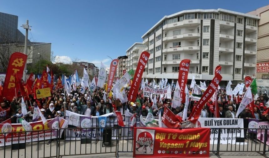 Diyarbakır ve bölge illerinde 1 Mayıs kutlamaları