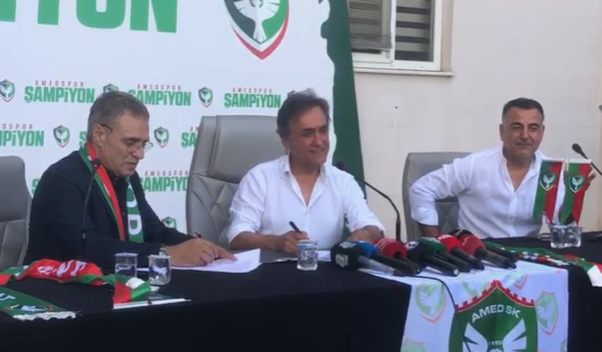 Ersun Yanal Amedspor’da imza attı: Futbol çizgileri içinde rakibe üstünlük sağlayacağız