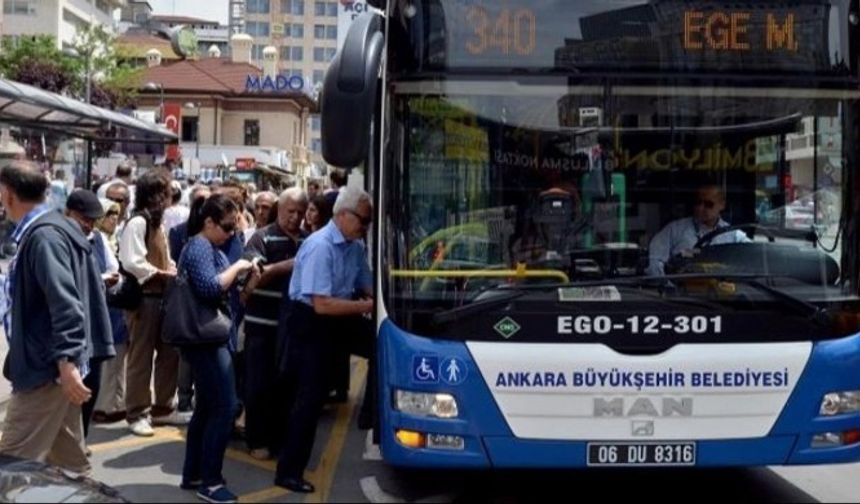 Ankara'da yüzde 40 ulaşım zammı