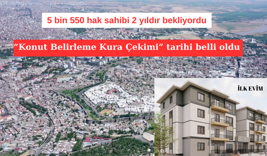 Diyarbakır’daki o TOKİ projesinin ‘kura’ tarihi açıklandı