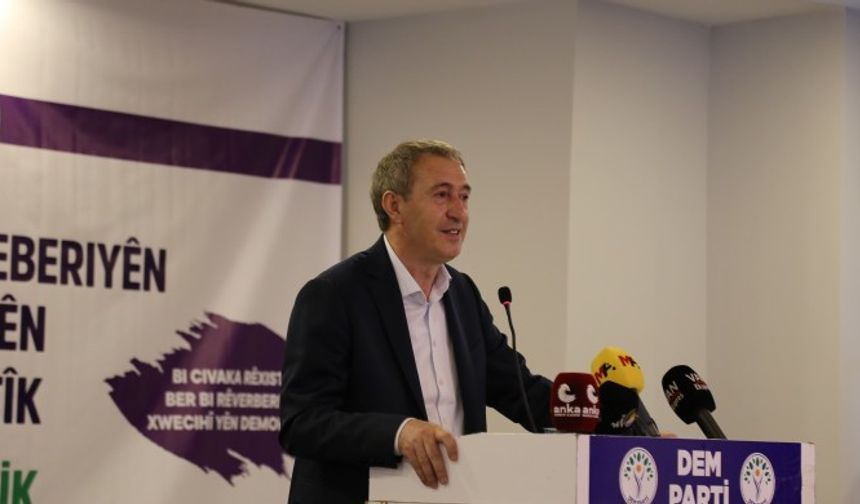 DEM Parti Eş Genel Başkanı Bakırhan: Yerel demokrasinin güçlendirilmesine ihtiyaç var