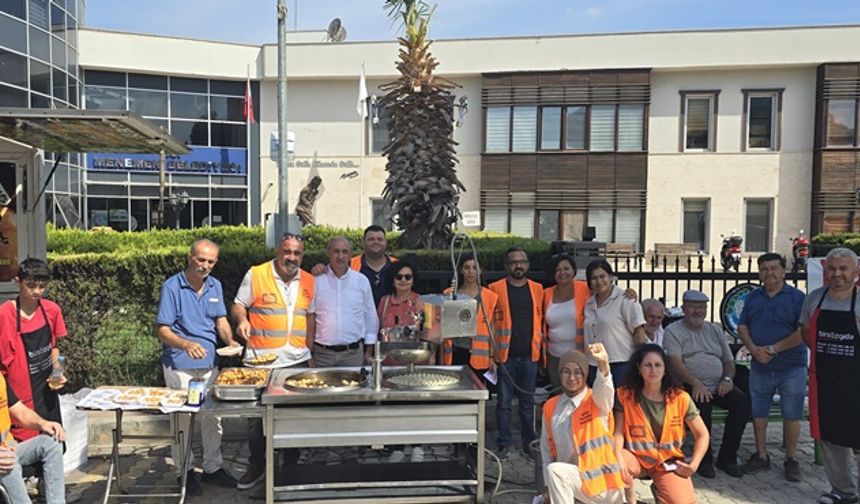 Direnişçi işçilerden AKP’li belediyeye 100’üncü günde lokmalı protesto