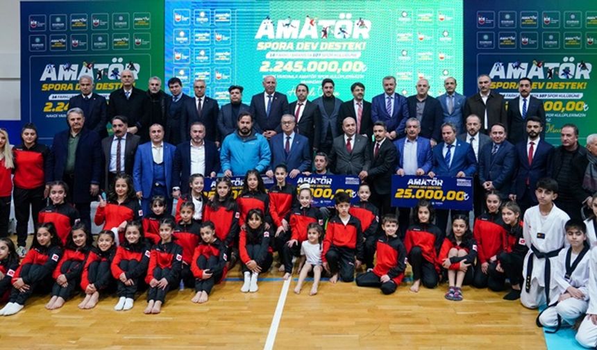 Diyarbakır Büyükşehir’den amatör spor kulüplerine 2 milyon 245 bin TL destek